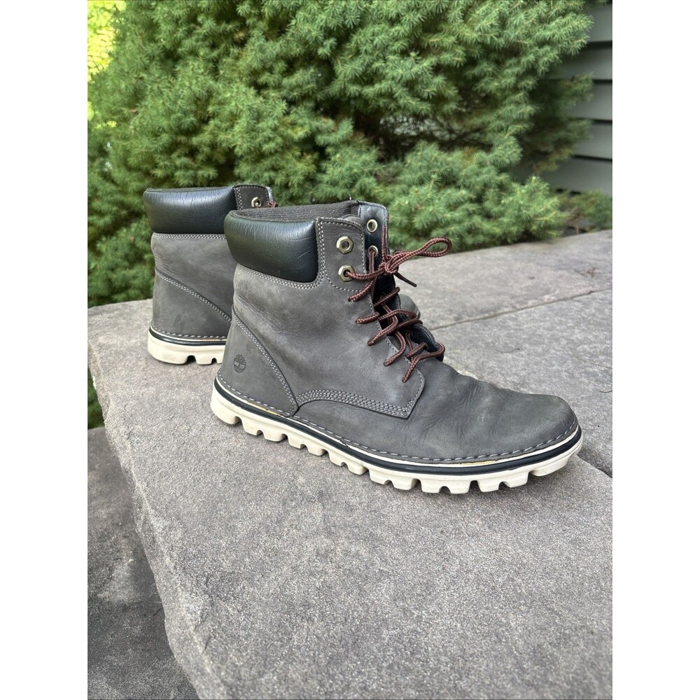 Womens Timberland Gray Ortholite Work boots Size 10 A2519 A1TRL
